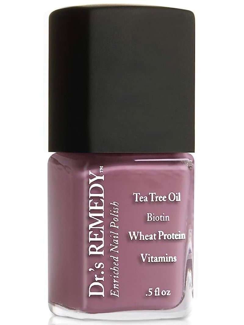 Dr’s Remedy Enriched Nail Polish: Non Toxic, All Natural, and Organic - Doctor Formulated: Strengthens, Restores, Heals, and Protects '24-Free' - MINDFUL Mulberry - BeesActive Australia
