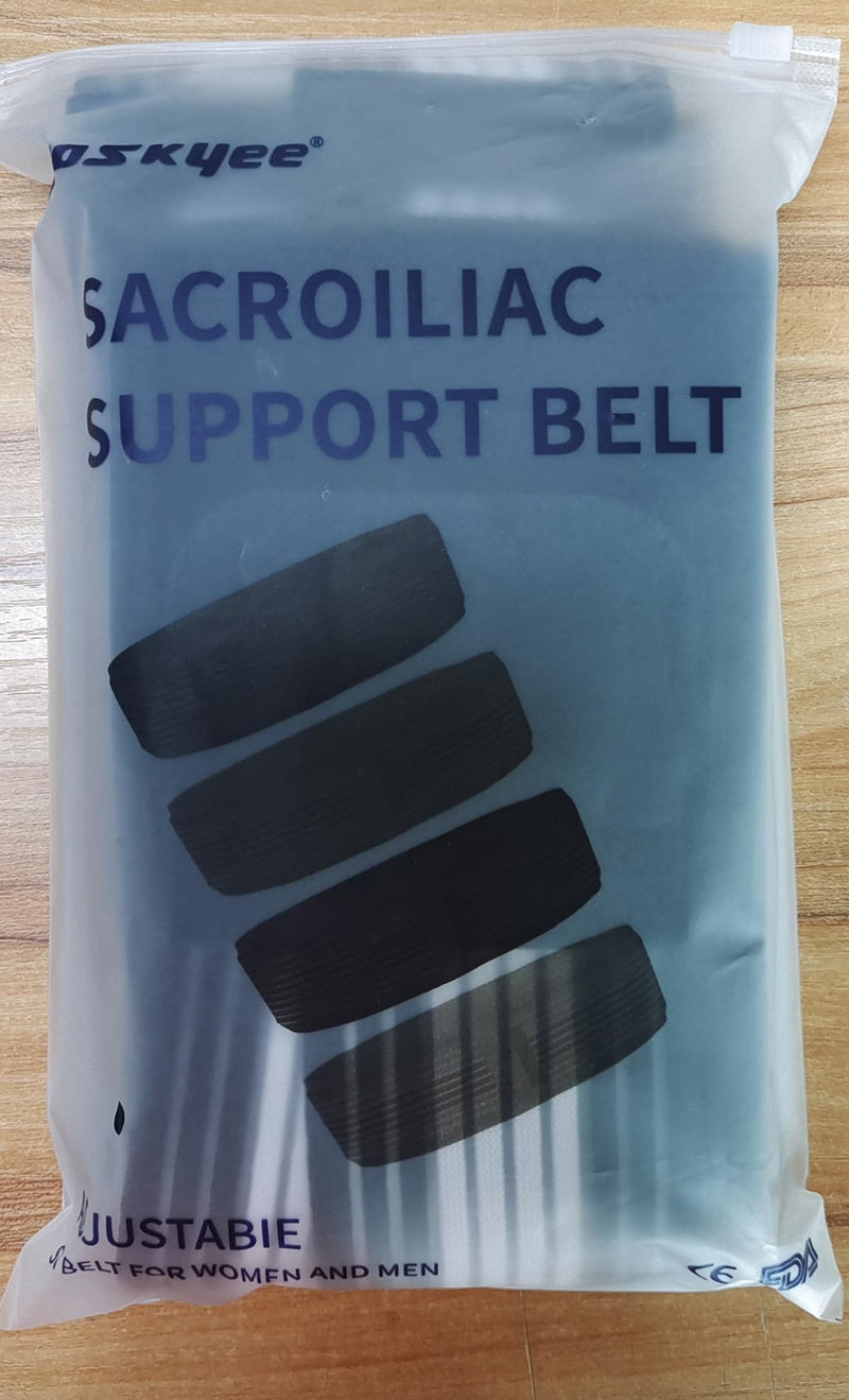 Paskyee Sciatica Belt, Sacroiliac Hip Band for Men Women - Sciatic, Lower Back, Si Joint, Pelvic pain Relief Regular Regular ( Hip Size 30"-47") - BeesActive Australia