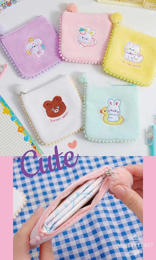 [MISTYLE 2017] Sanitary Pouch, Sanitary Pouch, Napkin Case, Hygiene Supplies Case, Cosmetic Pouch, Children-Adult, Sanitary Pouch, Korea, PINK - BeesActive Australia