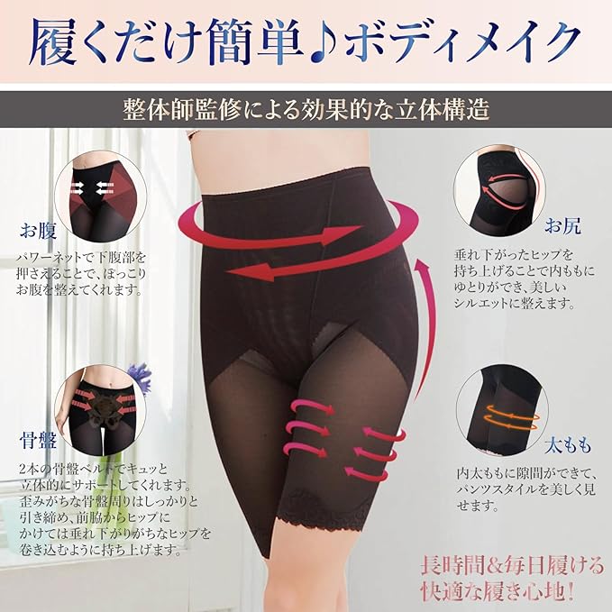 [Lulubeauty] Pelvic Girdle Improve your style just by wearing it, keep your lower body slender, shapewear, tummy tightening, butt lift shorts, women's - BeesActive Australia