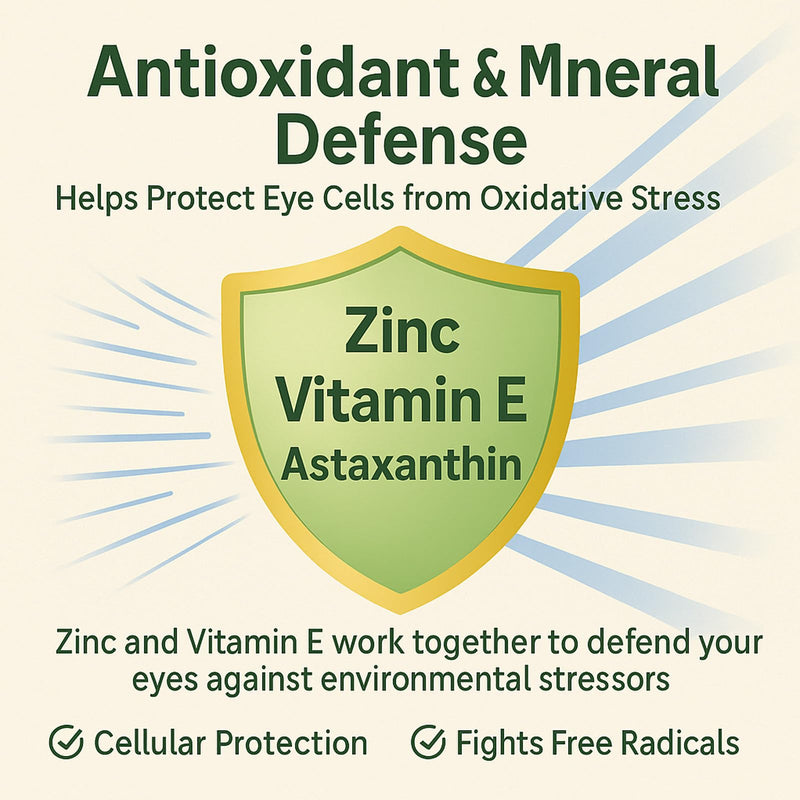 14 in 1 Advanced Eye Formula – Eye Vitamin and Mineral Supplement with Lutein, Zeaxanthin, Zinc & Bilberry Extract – Vision & Focus Support (1)