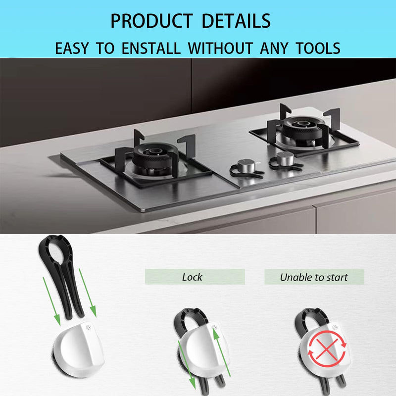 Stove Knob Lock for Child Safety and Proofing,Baby Stove Locks,Gas Stove Knob Locks (5 Pack) - BeesActive Australia