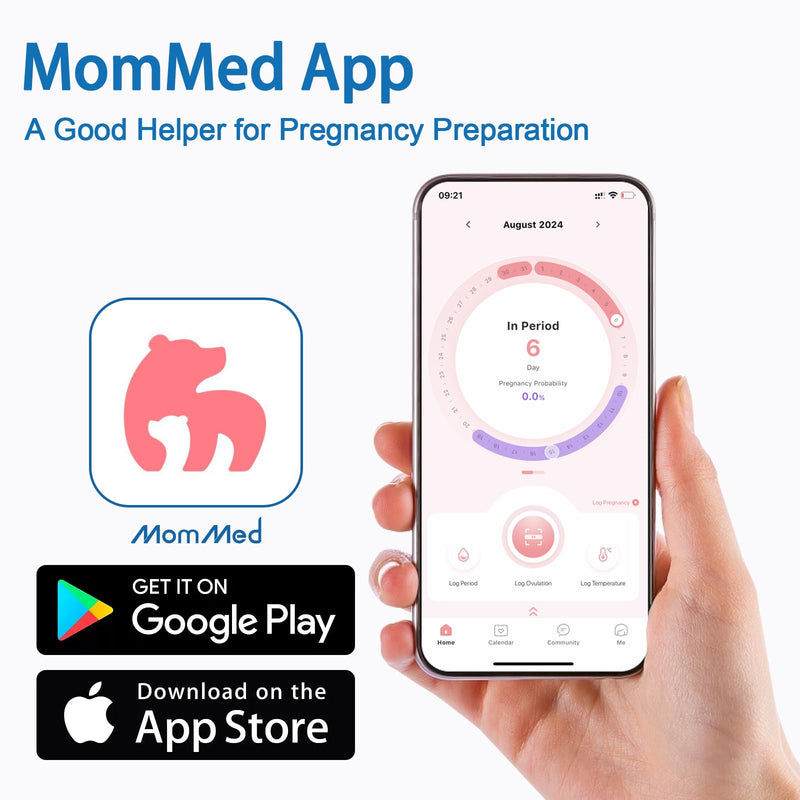 MomMed Pregnancy Test, 30 HCG Pregnancy Test Strips for Early Detection, Over 99% Accurate, 30 Free Urine Cups, Bulk Pregnancy Tests for Home Use, Pruebas de Embarazo 30 Count (Pack of 1) - BeesActive Australia