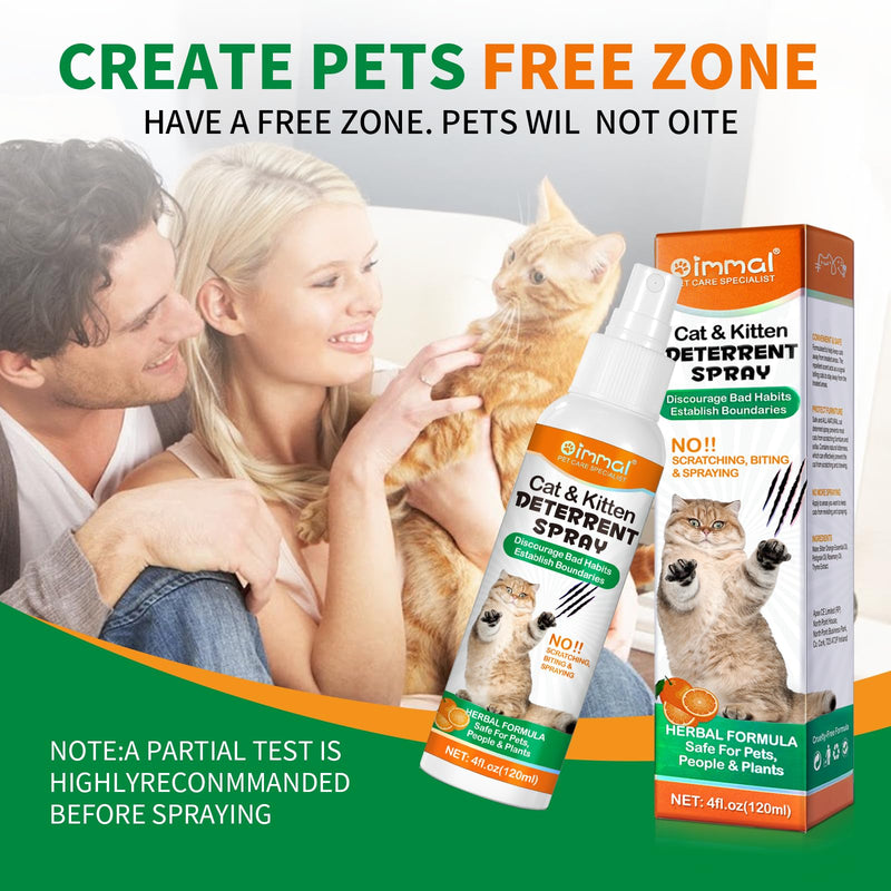 Cat Repellents Sprays,240ML,Anti Pee & Anti Scratch Furniture & Anti Scratching Plants,Suit for Indoor & Outdoor,Establish Boundaries & Keep Cat Off,Safe for Children & Plant - BeesActive Australia