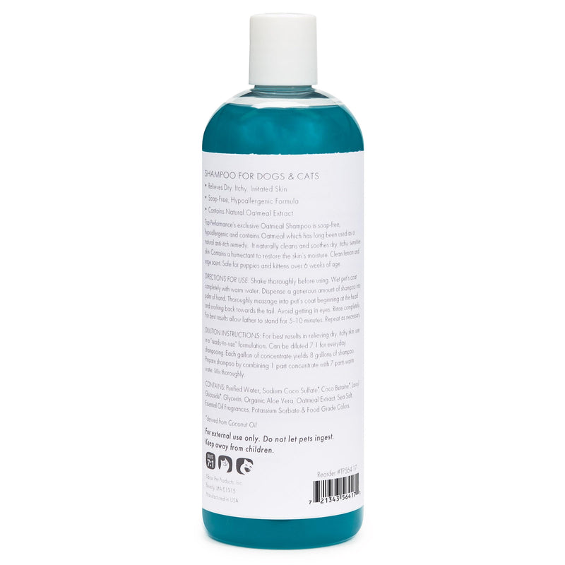 Top Performance Oatmeal Dog Shampoo and Cat Shampoo, 17 Oz. – Provides Remedy for Dry, Irritated and Itchy Skin on Pets 17 Ounce - BeesActive Australia