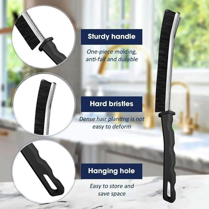 Crevice Cleaning Brush, Hard Bristle Crevice Cleaning Brush, Shower Cleaner Brush, Bathroom Gap Cleaning Brush, Cleaning Tools, Gap Brush,6pcs - BeesActive Australia
