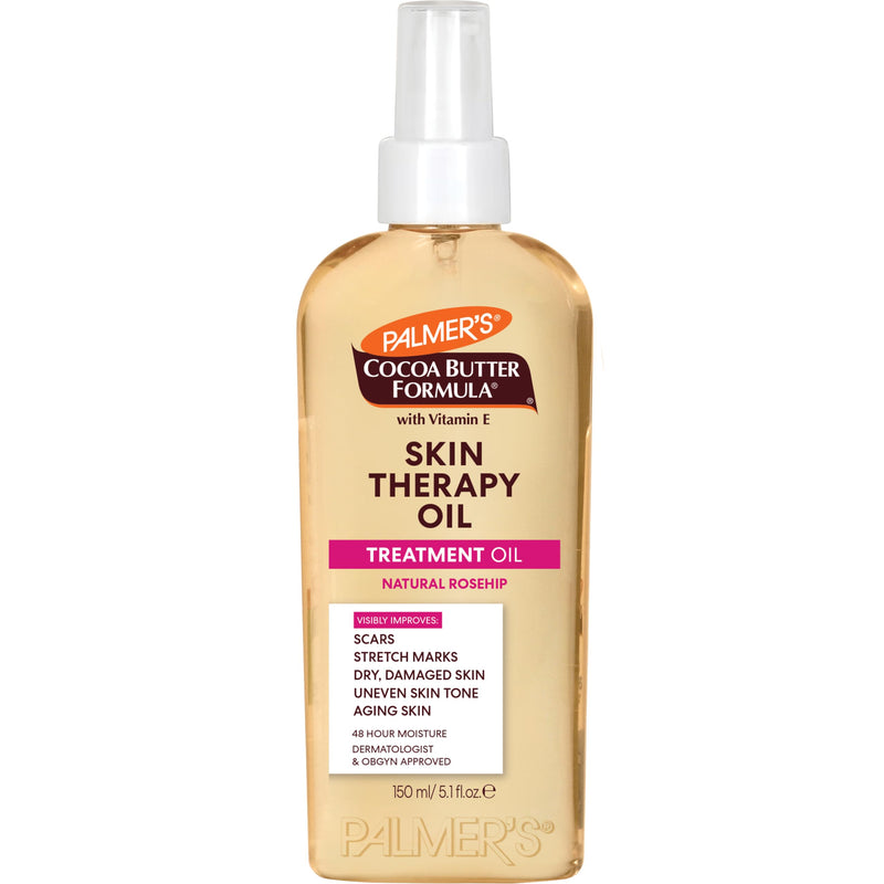 Palmer's Skin Therapy Rosehip Body Oil, Cocoa Butter Formula (5.1 Oz) | Deep Moisturizer for Dry Damaged Skin, Helps Improve appearance of Scars & Stretch Marks with Vitamin E & Rosehip Fragrance 5.1 Fl Oz (Pack of 1)