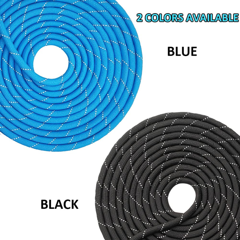 BTINESFUL 10FT / 15FT / 20FT Anti-Choke Slip Lead Dog Leash, Reflective 1/3” Rope Leash Long Training Lead for Small Medium Dogs black 10ft * 1/3" - BeesActive Australia