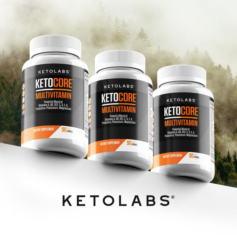 Ketocore Keto Vitamins | Keto Multivitamin for Men & Women | Keto Supplements & Carnivore Diet Supplements, Keto Friendly Multivitamin | No Keto Flu | Rich in Magnesium & Potassium | 90 Capsules 90 Count (Pack of 1)