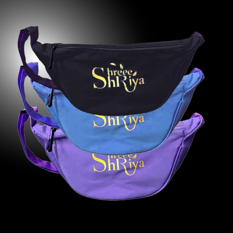 Shree Shriya Fanny pack, Adjustable straps and very useful for Hiking/Traveling/Walking (Black) Black