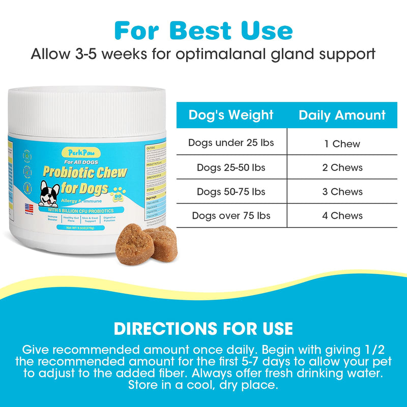 Probiotics for Dogs, Dog Probiotics for Diarrhea & Bowel Support, Digestive Enzymes Promotes Gut Health, Immunity Health & Itch Relief, Prebiotics and Probiotics - BeesActive Australia