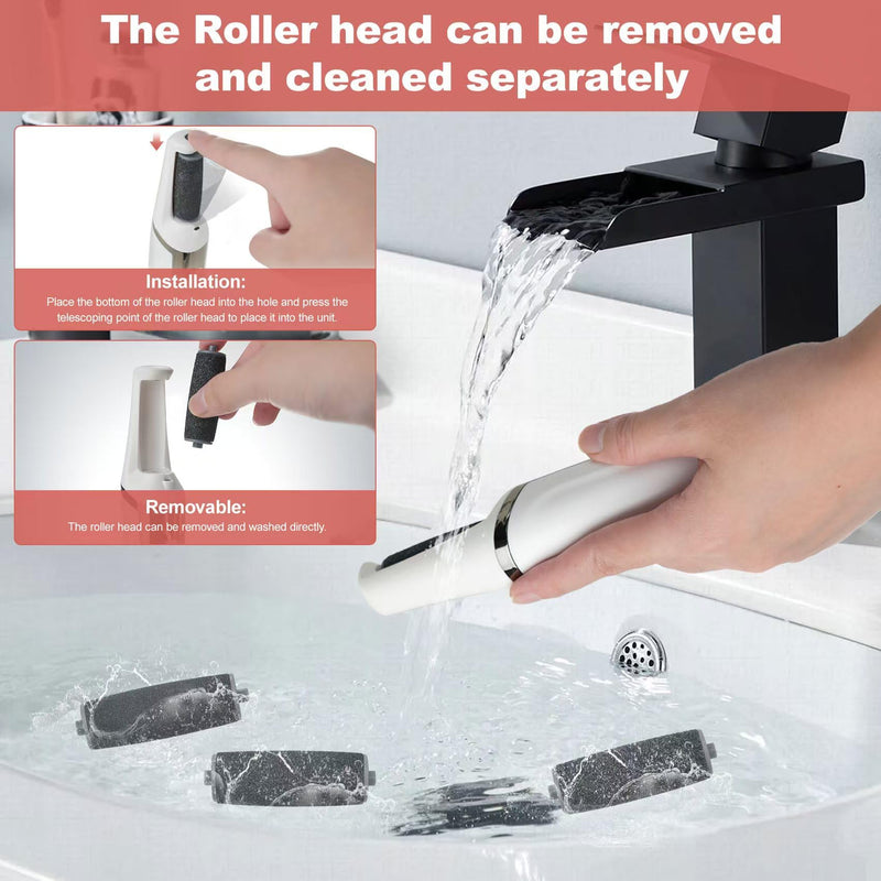 Electric Foot Callus Remover,Portable Smooth Electric Foot File,Suitable for Dry, Cracked, Dead Skin,Callus and Variety Foot Problems, at Home Rechargeable Feet Spa Care Kit for Men & Women - BeesActive Australia