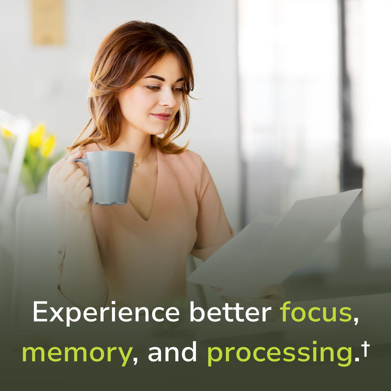 Vinco Inc - Brain & Memory Cognitive Support Daily Supplement | (60 Capsules) | Supports Focus, Memory & Processing | Made w/Amino Acids & Herbal Extracts | Gluten Free