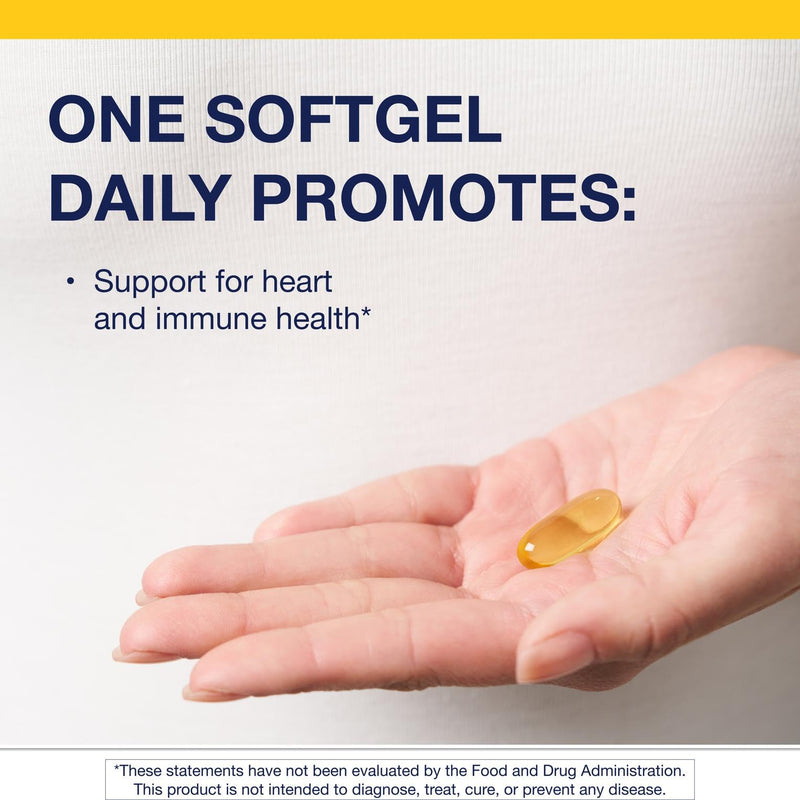 Metagenics OmegaGenics Mega 10, Omega-3 Heart Health Support, 60 Softgels | Omega-3 Fish Oil Supplement, 1000 mg EPA and DHA per Serving, Supports Heart, Brain and Joint Health, Non-GMO and Gluten-Free