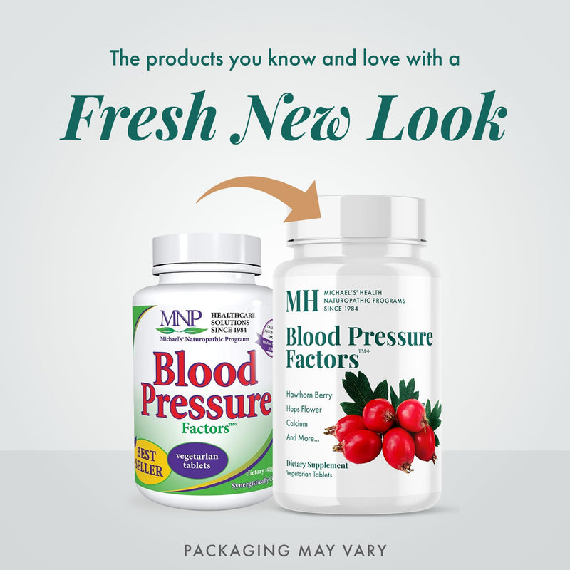 MICHAELS NATUROPATHIC Blood Pressure Factors, 180 CT 180 Count (Pack of 1)