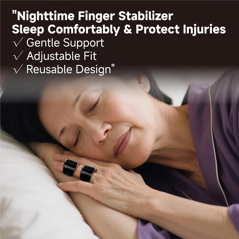 SUNBURST Finger Splint - Adjustable Trigger/Mallet Finger Brace for Thumb, Index & Middle Fingers - Easy One-Hand Fit, Breathable & Reusable for Arthritis/Injury Relief - BeesActive Australia