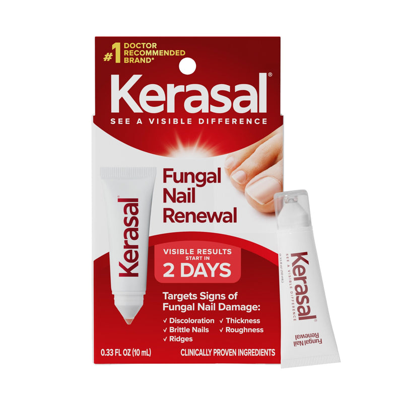 Kerasal Nail Fungus Extra Strength | Restorative Nail Repair for Damaged Nails, 0.33 fl oz (Packaging May Vary) Nail Renewal 0.33 Fl Oz (Pack of 1)