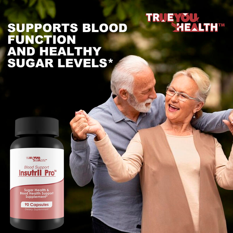 Blood Support Insutril Pro - Our Best Sugar Health & Blood Health Support Supplement - Circulatory Health Support - Blood Balance Blood Boost Blood Circulation Supplements - Health Blood Balance Pills