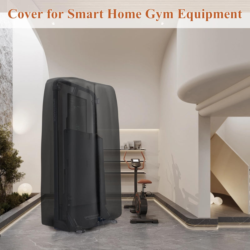 Cover for Speediance Home Gym Equipment, Waterproof Smart Home Gym System Cover, Strength Training Fitness Equipment Protector for Home Workout Cable Machine-28"L×15"W×71"H, Black - BeesActive Australia