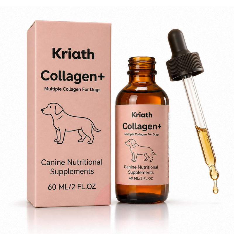 Collagen for Dogs, 60ml Dog Hydrolysed Liquid Collagen Supplement for Daily Nutrition – Skin & Coat Support