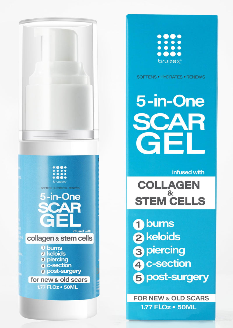 Advanced Scar Care Duo – 5-in-1 Silicone Scar Cream & Keloid Butter Stick for Surgical Scars, C-Section, Burns, Acne & Stretch Marks