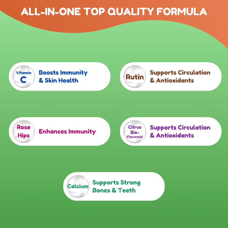 SHIFAA NUTRITION Halal Vitamin C-500 Tablets 60 Servings. Vegetarian, Non-GMO and Sugar Free Vitamin C Pills. for Seasonal and Immune Support.
