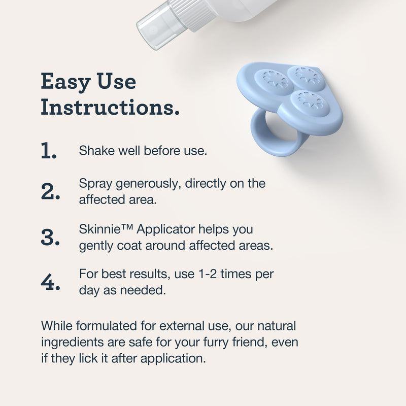 Kradle Skin Recovery Chews for Dogs - Biotin Collagen Zinc + Anti-Itch Spray - Soothes Environmental Skin Irritation - 75 Chews + 4oz Spray 75-Count Chews & 4oz Spray
