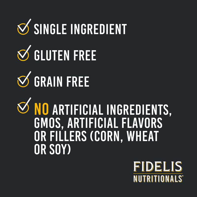 FIDELIS Freeze Dried Dog Treats for Large & Small Dogs - Gluten-Free (4 oz) - FIDELIS Dog Multivitamin Chewable (60 Vitamin Soft Chews) - BeesActive Australia