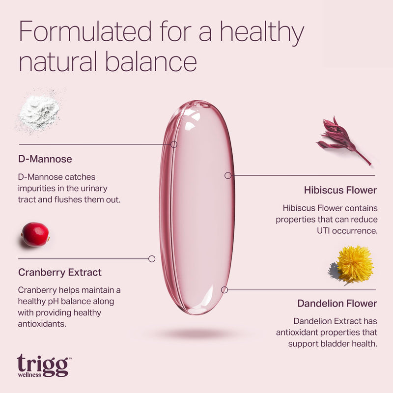 Urinary Tract Health Supplement for Women- Cranberry Extract, D-Mannose Treatment- UTI Prevention, Promote Natural UT Balance, Flush Impurities- Fast Acting, Feminine Female Health-Large 90 Ct - BeesActive Australia