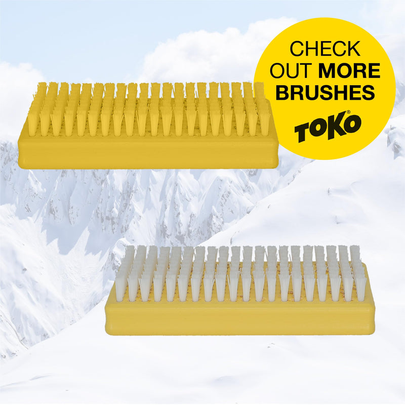 Toko Base Brush Horsehair yellow/black - BeesActive Australia