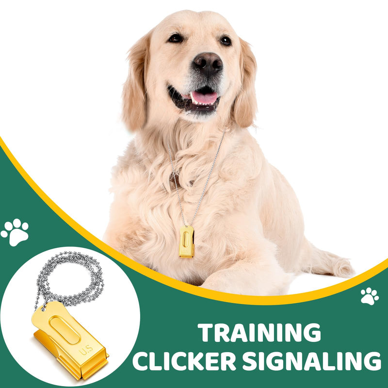 5 Pcs Dog Treat Pouch Training Kit, Including 1 Pcs Puppy Treat Bag 3 Ways to Wear, 2 Pcs Pet Training Cricket Clicker 2 Pcs Puppy Training Silent Whistles for Pet Training - BeesActive Australia