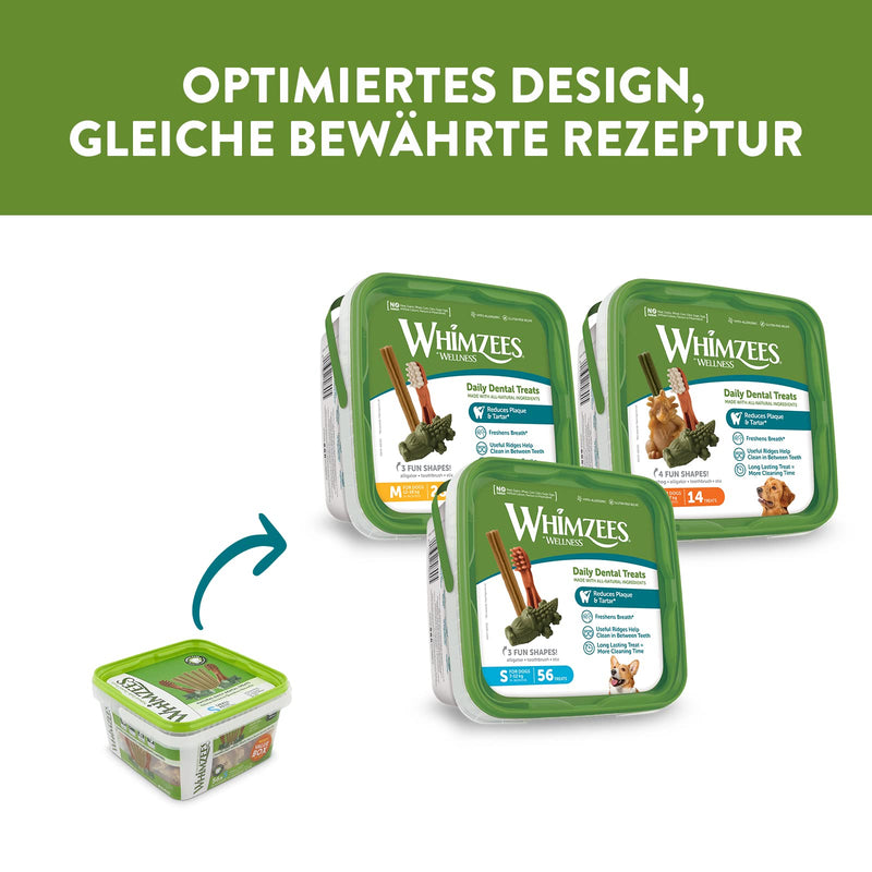 WHIMZEES By Wellness Mixed Variety Box, Chewing Sticks for Large Dogs for Dental Care, Size L, Pack of 14, No Added Sugar, Grain-Free, Natural, Low Fat Large Dogs (18-27 kg) 840 g (Pack of 1) - BeesActive Australia