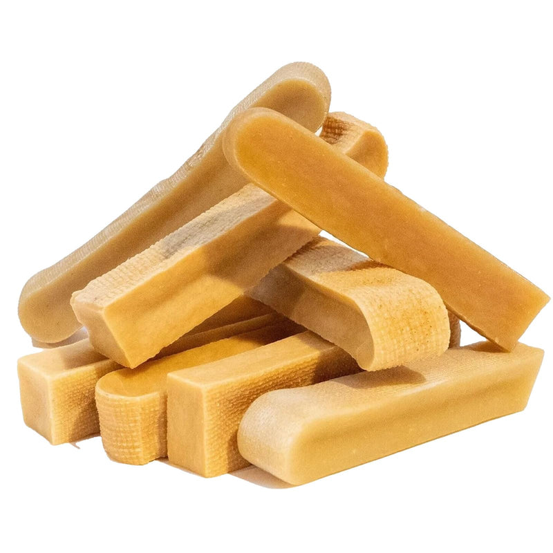 4 Count Large 100% Natural Yak Cheese for Dog Chews, Dog Treats All Breeds, High Protien, Yak Sticks | Grain & Lactose Free Dental Cleaning Long Lasting Chews for Dogs 4 Large Chews