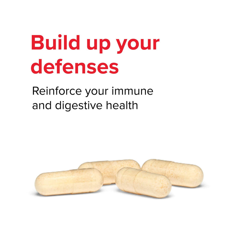Vibrant Health, Immune Defense, Natural Immune and Digestive Support, 60 Capsules | Dietary supplement for daily use, easy-to-swallow serving size in capsule form with a 60-count bottle for routine wellness 120 Count (Pack of 1)