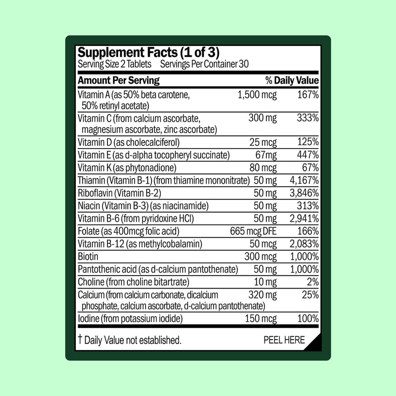 WellWithAll Multivitamin for Men with Zinc, Vitamin D, B12, K2 & Calcium | Supports Immunity, Heart Health, Muscle Building & Overall Wellness | Daily Supplement for Men | Allergen-Free | 60 Tablets