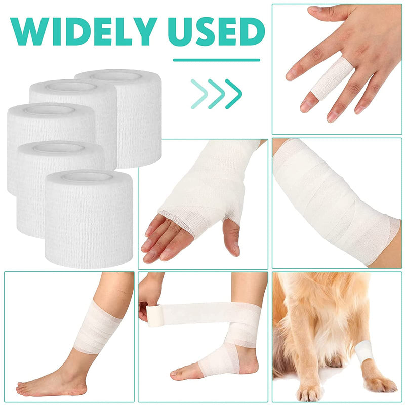 Self-adhesive bandage, 9 rolls x 5cm x 4.5m plaster roll bandage material, elastic bandage fixing bandage adhesive bandage self-adhesive - BeesActive Australia
