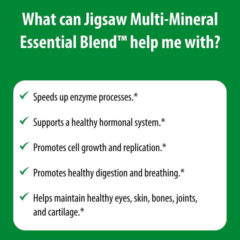 Jigsaw Health Multi-Mineral Essential Blend | 90 Capsules | 90 Servings