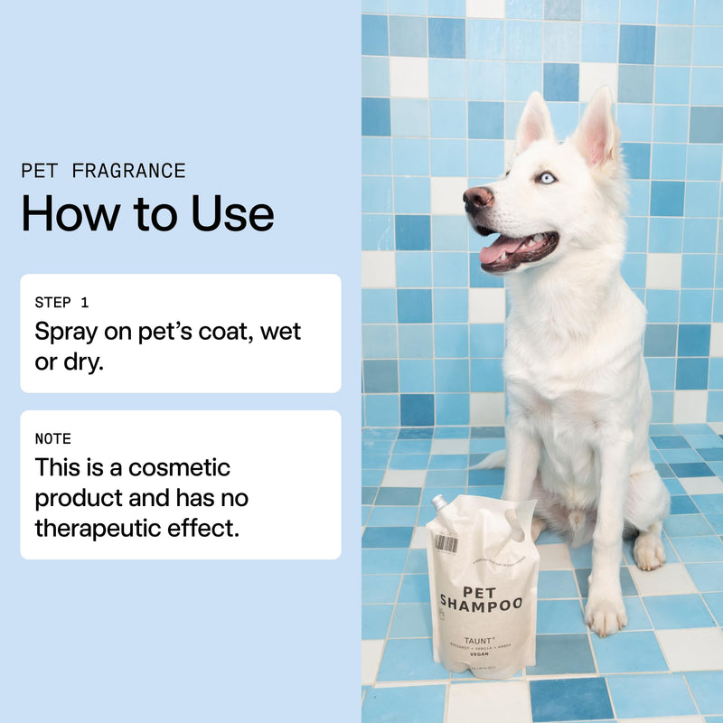 DedCool Pet Shampoo (01 Taunt, 16.9 oz) Tear-Free, for Sensitive Skin, Hypoallergenic, Dry Skin & Itch Relief, Deodorizing Shampoo & Conditioner for Dogs & Cats, Vegan, Clean, Non-Toxic 16.9 Ounces - PawsPlanet Australia