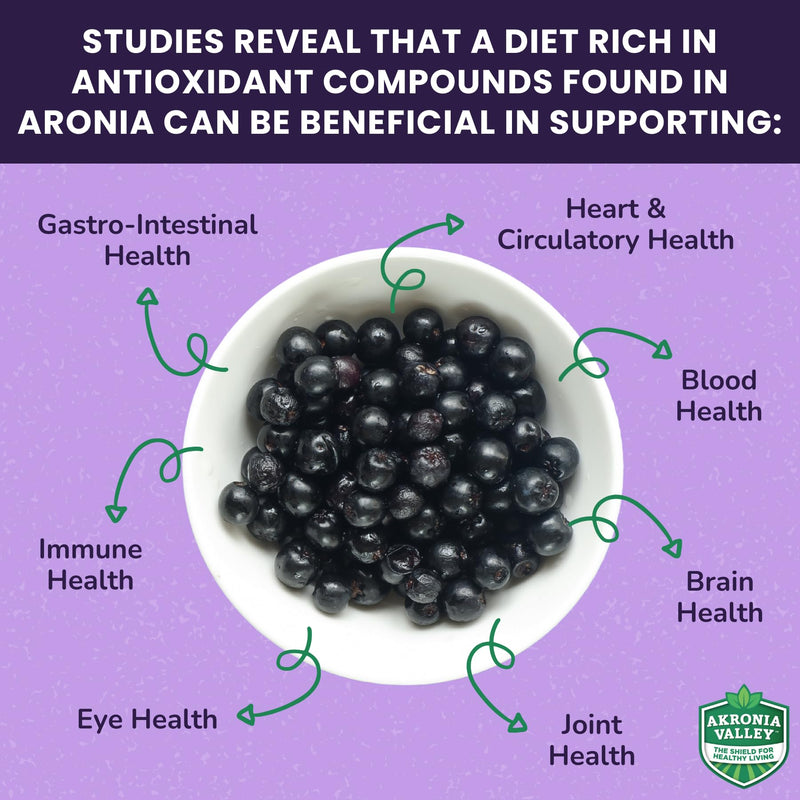 Aronia Berry Gummies | 45 Vegetarian Gummies | Pack of 1 | Immune Support, for Health and Wellness, Delicious Aronia Flavor Aronia Berry Gummies 45 Count (Pack of 1)