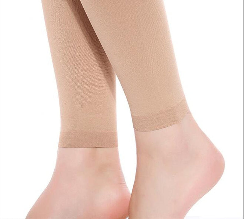 Women's Medical Compression Stockings 15-20mmhg Socks Calf Sleeve Nude - BeesActive Australia