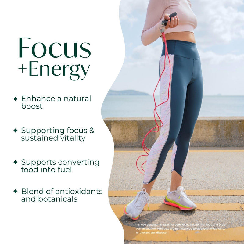 PURE Focus + Energy Tub Drink Mix | Zero Sugar | 9.5 oz | Watermelon Flavor | Natural caffeine from botanicals with antioxidants and B-complex vitamins | Energizing watermelon-flavored tub drink mix