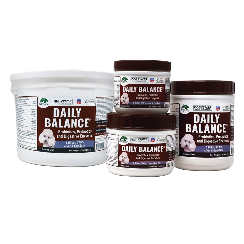 Dogzymes Probiotic Daily Balance - Supplies Nutritional Support and Live microorganisms for intestinal Well-Being as Well as enzymes for Proper Digestion. (8 Ounce) 8 Ounce