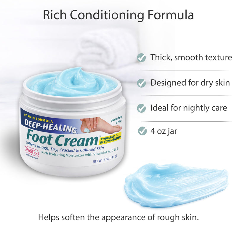 PediFix Dry Heel Care Kit – 1 Pair Reusable Visco-Gel Heel Sleeves, 4 oz Cosmetic Foot Cream, Dual-Sided Manual Foot File - BeesActive Australia