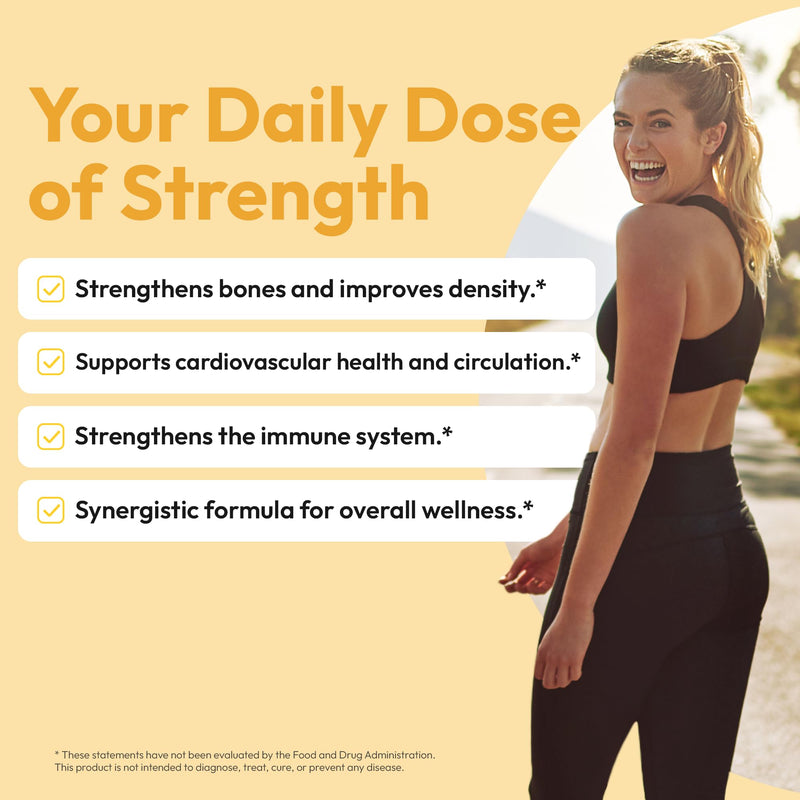Vitamin D3 K2 5000 IU with MK7 (180 mcg) | Natural Supplement for Bone Strength, Heart Health, and Immune Support | Vegan Capsules | 60 Servings