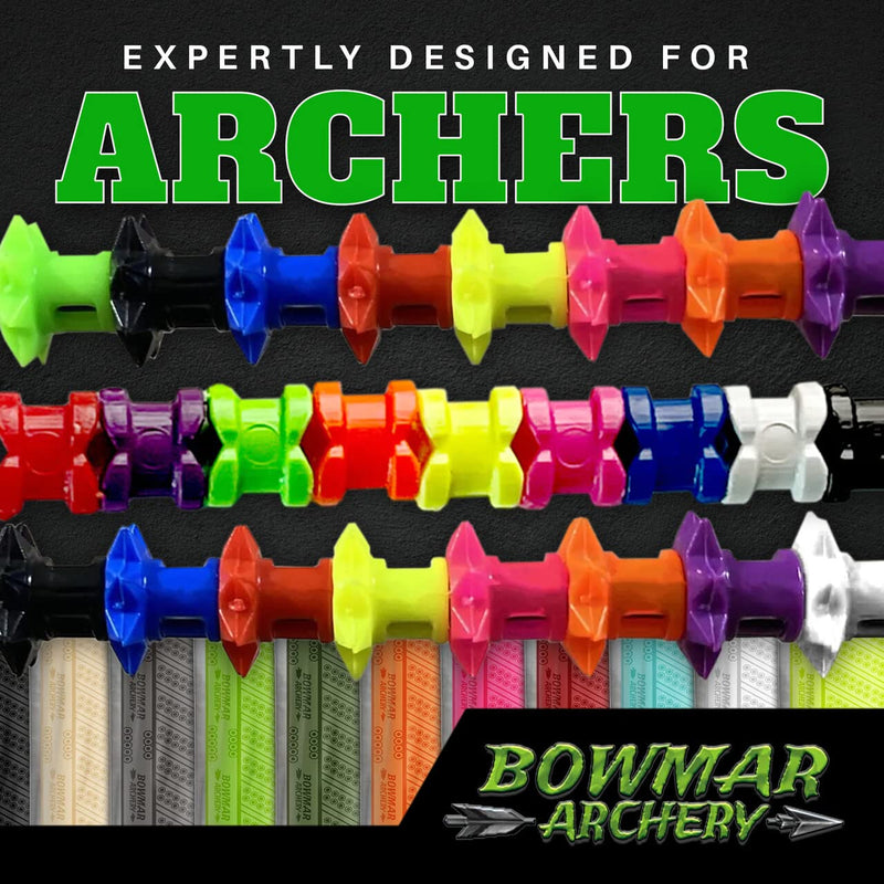 Bowmar Archery Grip Tape, Designed for Archers, Self-Adhering, Effective in Dry or Wet Conditions, Comfortable, Tacky, Easy to Install Orange