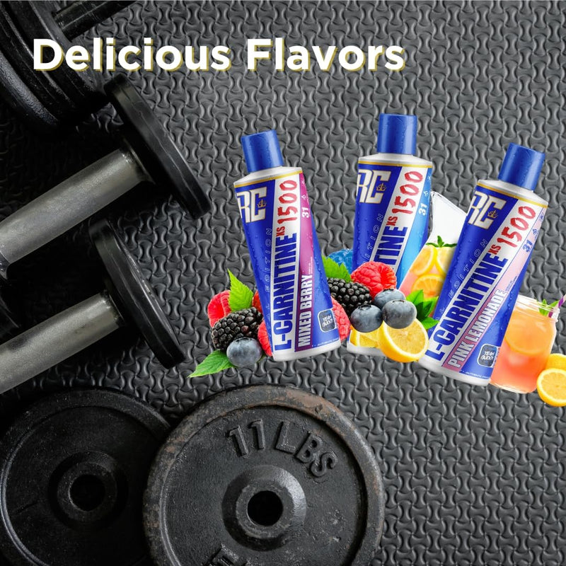 Ronnie Coleman Signature Series L-Carnitine XS 3000 Liquid, Amino Acids Metabolism and Lean Muscle Strength Support, Stimulant Free, Sugar Free, Zero Carbs, Strawberry Kiwi, 16 Oz Strawberry Kiwi (1500) 16 Fl Oz (Pack of 1)