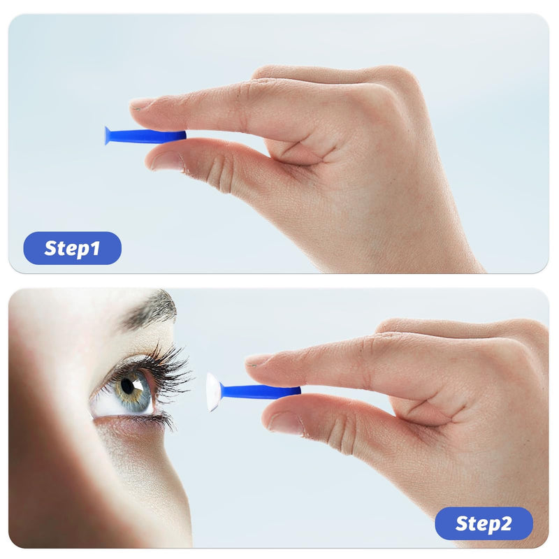 Hard Contact Lens Remover for Hard/RGP Lenses, Contact Lens Inserter Applicator Suction Cup Tool for Prosthetic Eyes, 10 pcs - BeesActive Australia