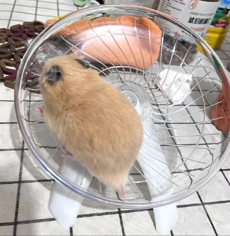 Funny Hermit Crab Running Wheel Climb Toy, Hamster Reptiles Running Flying Wheel Saucer, Cute Running Wheel for Guinea Pig Small Pet Animals Tree Frog Hamster Lizard Salamander Hermit Crab (White) White - BeesActive Australia