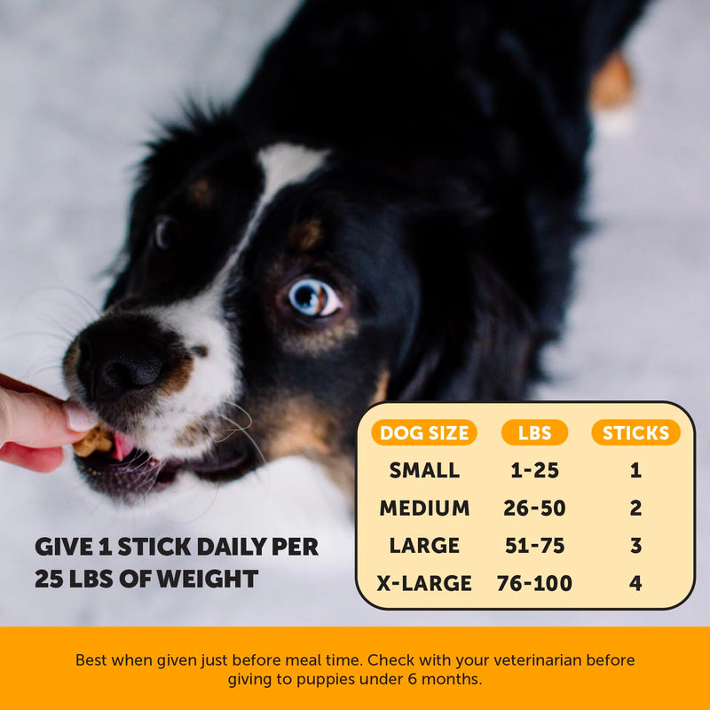 Virtual Bundle Allergy Support Fresh Dental Sticks - Immune Dental Treats (30 ct) + Hemp Calming Chews for Dogs - Dog Anxiety Relief (Beef Liver, 90ct)