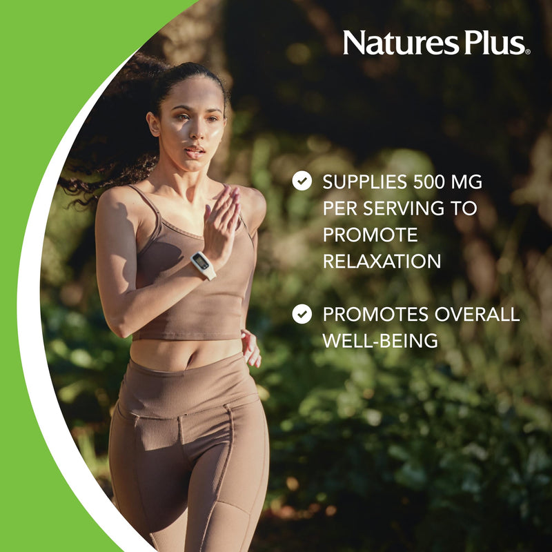NaturesPlus PRO GABA 500 mg - 60 Capsules - Non-GMO, Vegan, Gluten Free - 60 Servings